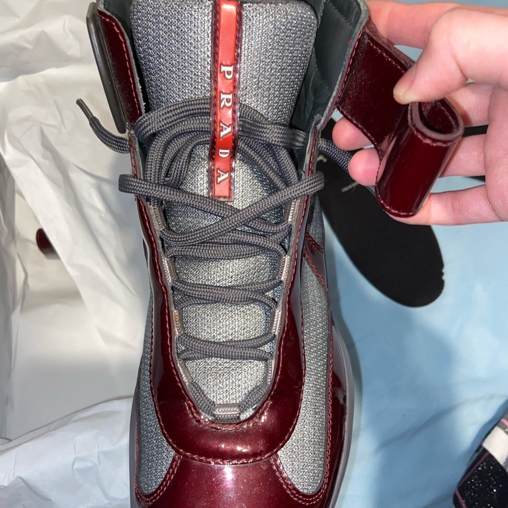 Burgundy Prada’s